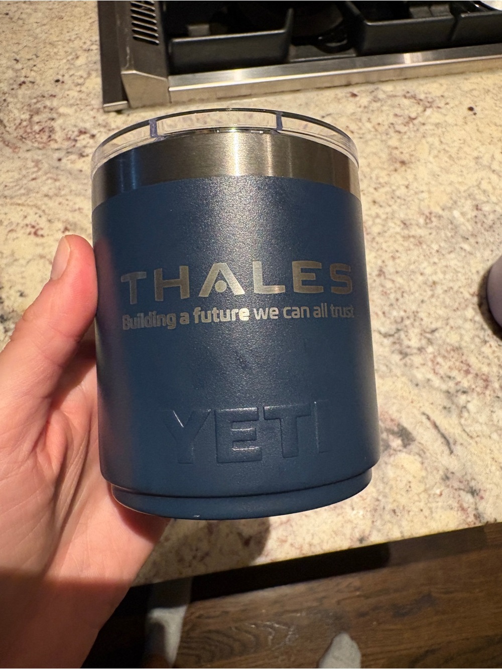 YETI Rambler Blue Insulated Tumbler - Picture 3 of 4